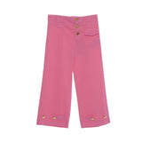 Elisabetta Franchi Kids Girl's White & Pink  Set T-Shirt & Trousers
