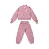 Elisabetta Franchi Kids Girl's Soft Berry Jogging Suit