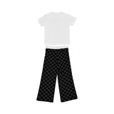 Elisabetta Franchi Kids Girl's Black & White Set Top & Trouser