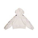 Elisabetta Franchi Kids Baby Boy's Two-Piece Hooded Velour Tracksuit in Cream