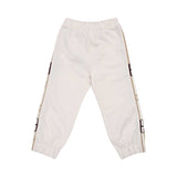 Elisabetta Franchi Kids Baby Boy's Two-Piece Hooded Velour Tracksuit in Cream