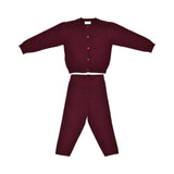 Elisabetta Franchi Kids Baby Girl's Two-Piece Logo Knit Cardigan and Legging Set