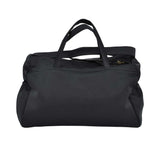 Elisabetta Franchi Kids New Born Black Duffle/Gym Bag with Embossed Logo