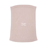Elisabetta Franchi Kids New Born Girl's Two-Piece Knit Romper and Beanie Set
