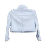 Elisabetta Franchi Kids Girl's Light Denim Jacket