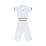 Escada Kids Girls' Cozy and Stylish White Jogging Suit
