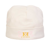 Escada Kids New Born Girl's White Set of Sleepsuit & Hat