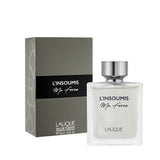 La lique Linsoumis Eau De Toilette - 100ml Lalique L'Insoumis perfume bottle and packaging on a white background