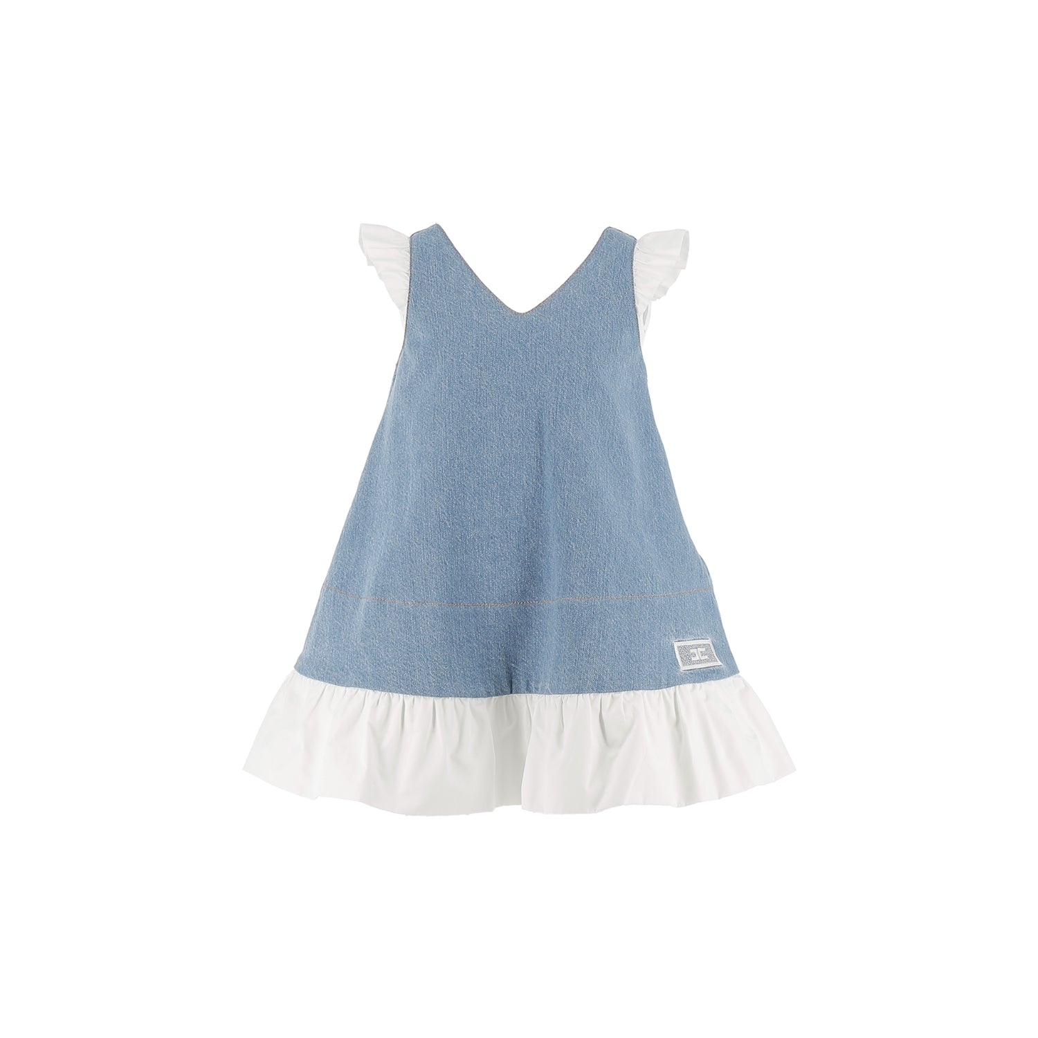 Elisabetta Franchi Kids Girl's Denim Dress | GCC | Kids and Teens | Kids and Teens Dresses | Kids and Teens Girl Dresses | Kids Clothing | Kids Fashion | Kids Girls (3 YRS -16 YRS) | Kids Teen Collection | new-season-2025 Elisabetta Franchi Kids Girl's Denim Dress | GCC | Kids and Teens | Kids and Teens Dresses | Kids and Teens Girl Dresses | Kids Clothing | Kids Fashion | Kids Girls (3 YRS -16 YRS) | Kids Teen Collection | new-season-2025