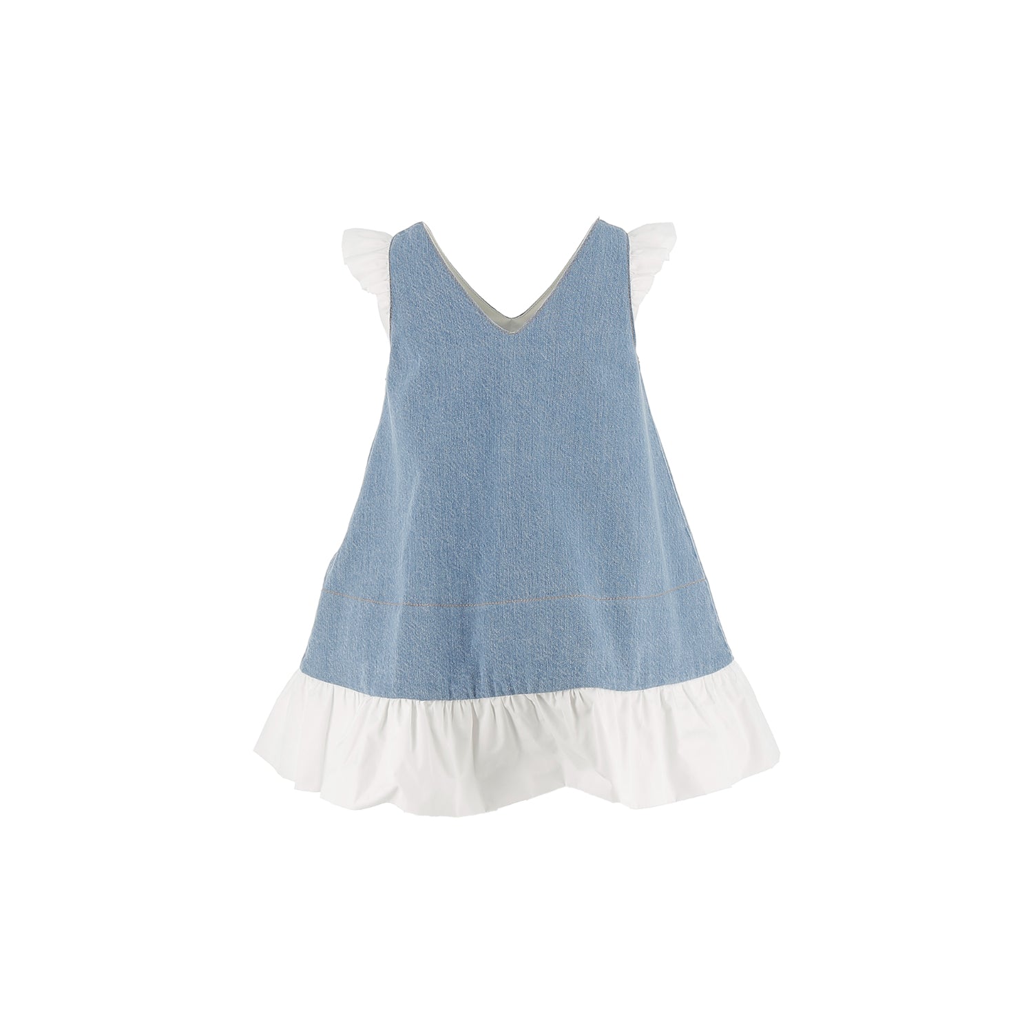 Elisabetta Franchi Kids Girl's Denim Dress | GCC | Kids and Teens | Kids and Teens Dresses | Kids and Teens Girl Dresses | Kids Clothing | Kids Fashion | Kids Girls (3 YRS -16 YRS) | Kids Teen Collection | new-season-2025 Elisabetta Franchi Kids Girl's Denim Dress | GCC | Kids and Teens | Kids and Teens Dresses | Kids and Teens Girl Dresses | Kids Clothing | Kids Fashion | Kids Girls (3 YRS -16 YRS) | Kids Teen Collection | new-season-2025