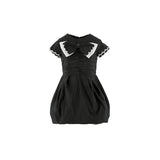 Elisabetta Franchi Kids Girl's Black & White Dress