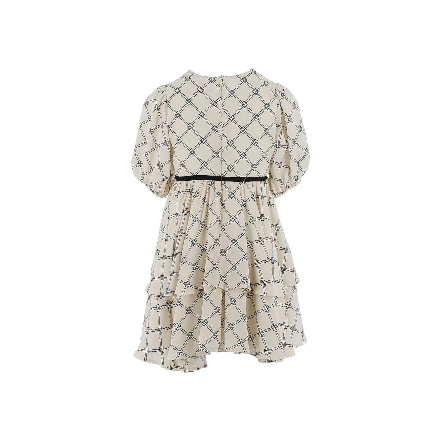 Elisabetta Franchi Kids Girl's Black & White Dress | GCC | Kids and Teens | Kids and Teens Dresses | Kids and Teens Girl Dresses | Kids Clothing | Kids Fashion | Kids Girls (3 YRS -16 YRS) | Kids Teen Collection | new-season-2025 Elisabetta Franchi Kids Girl's Black & White Dress | GCC | Kids and Teens | Kids and Teens Dresses | Kids and Teens Girl Dresses | Kids Clothing | Kids Fashion | Kids Girls (3 YRS -16 YRS) | Kids Teen Collection | new-season-2025