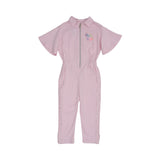 Ein Ghein Kids Girl's Pink Shoulder Strap Overall Jumpsuit