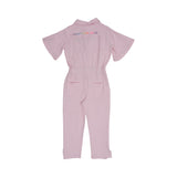 Ein Ghein Kids Girl's Pink Shoulder Strap Overall Jumpsuit