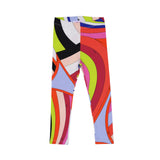 Emilio Pucci Kids Girl's  Ivory & Multicolor Set of T-Shirt & Leggings