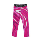 Emilio Pucci Kids Girl's Pink Pesci Logo T-Shirt & Iride Print Leggings Set