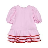 Emilio Pucci Kids Baby Girl's Pink Ruffled Geometric Print Dress