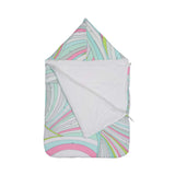 Emilio Pucci Kids Baby Nest Turquoise Multicolor One Size