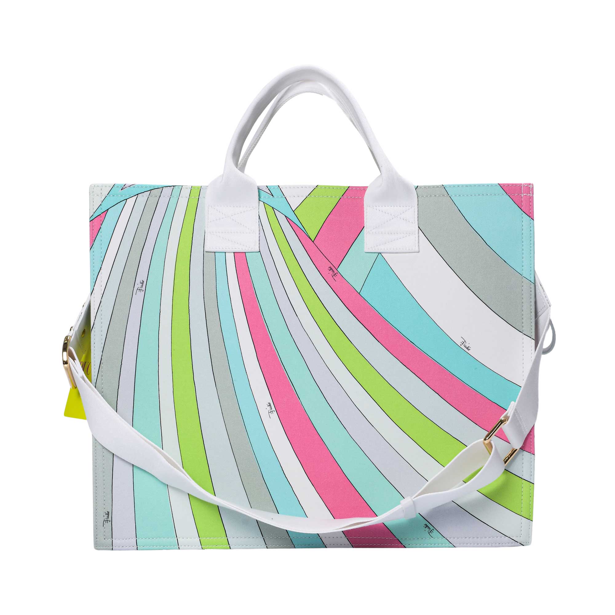 Emilio Pucci Kids Changing Bag Turquoise Multicolor One Size