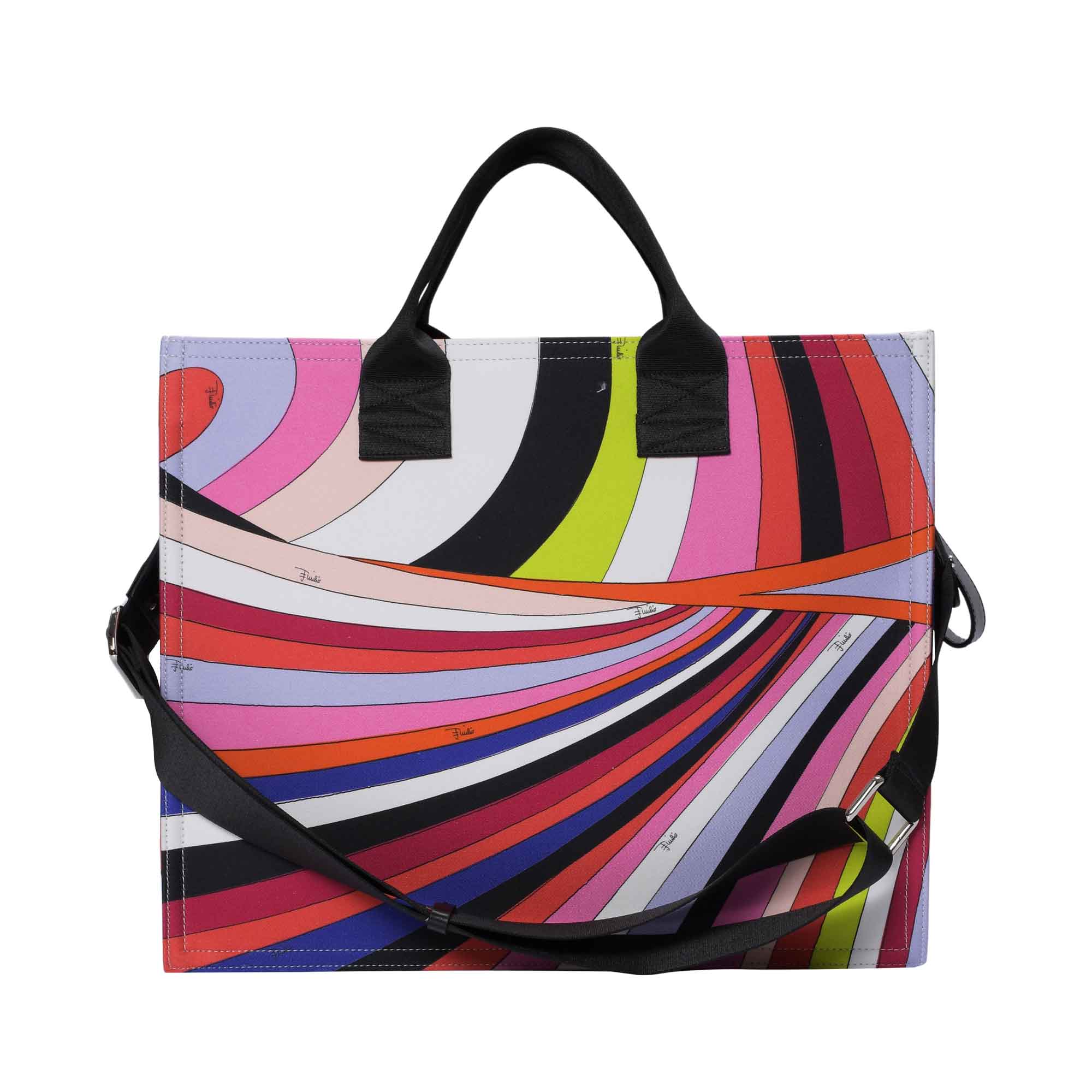 Emilio Pucci Kids Changing Bag Turquoise Multicolor One Size