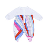 Emilio Pucci Kids Girls New Born Multi-Colored Iride sleepsuit Set