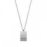Emporio Armani Men's Silver Color Stainless Steel Necklace