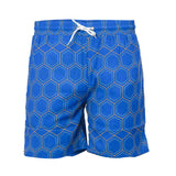 Empire Lines Men's Blue Printed Swimming Short