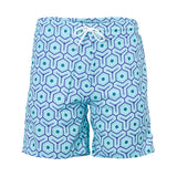 Empire Lines Men's Sky Blue Swimming Short