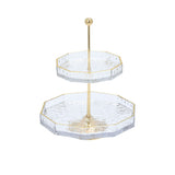 Ele 4PM Luxury Stand Tray With Gold Border