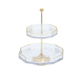 Ele 4PM Luxury Stand Tray With Gold Border