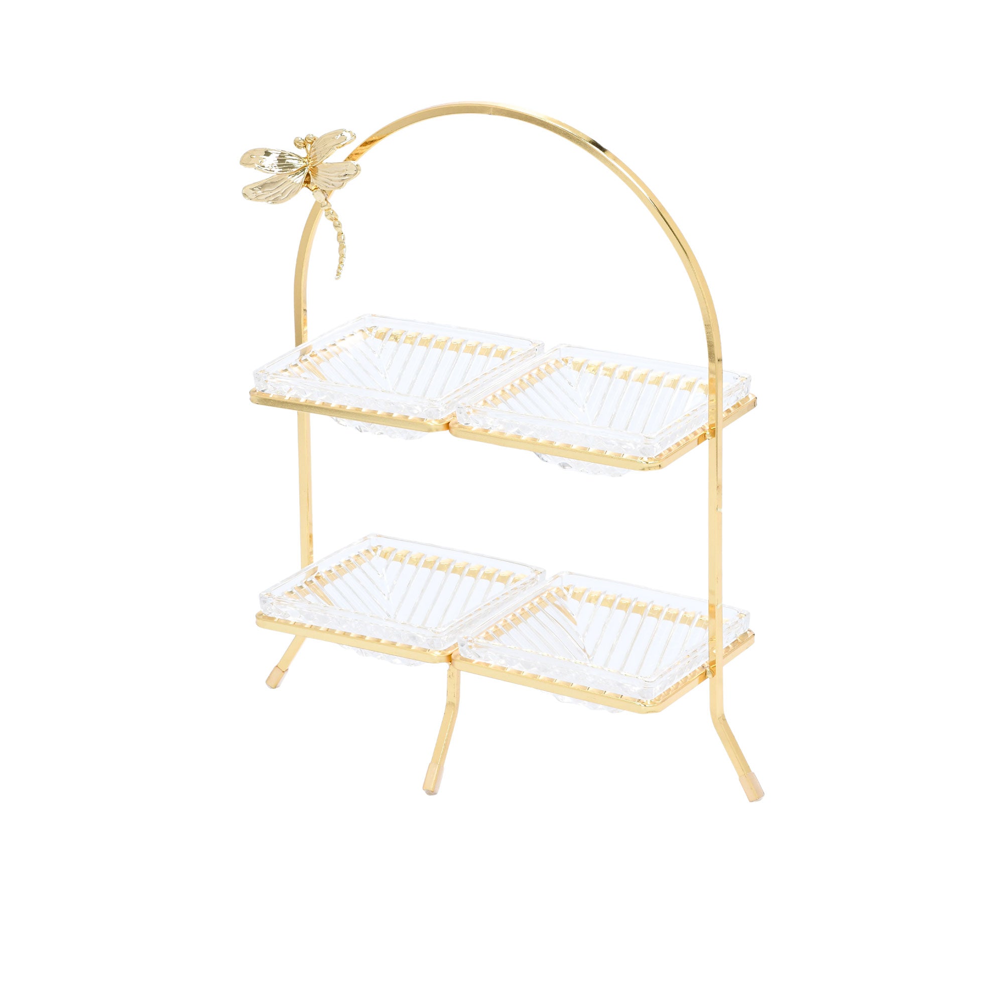 Ele 4PM Luxury Gold Stand Tray With Dragonfly | Home and Furniture Home | Home and Furniture Home Table Top | Ramadan Collection 2025 | Ramadan24 | Tray | Trays Ele 4PM Luxury Gold Stand Tray With Dragonfly | Home and Furniture Home | Home and Furniture Home Table Top | Ramadan Collection 2025 | Ramadan24 | Tray | Trays