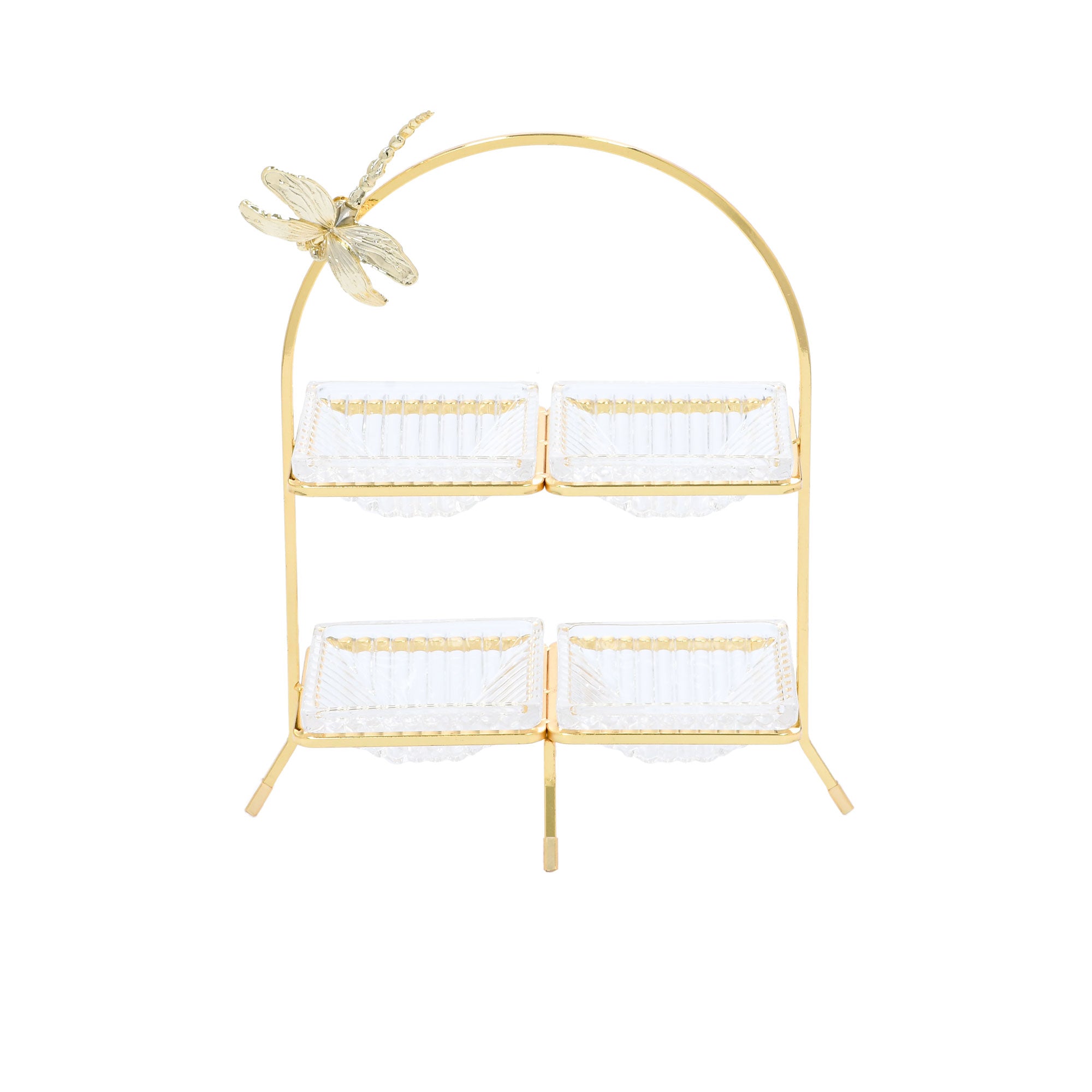 Ele 4PM Luxury Gold Stand Tray With Dragonfly | Home and Furniture Home | Home and Furniture Home Table Top | Ramadan Collection 2025 | Ramadan24 | Tray | Trays Ele 4PM Luxury Gold Stand Tray With Dragonfly | Home and Furniture Home | Home and Furniture Home Table Top | Ramadan Collection 2025 | Ramadan24 | Tray | Trays
