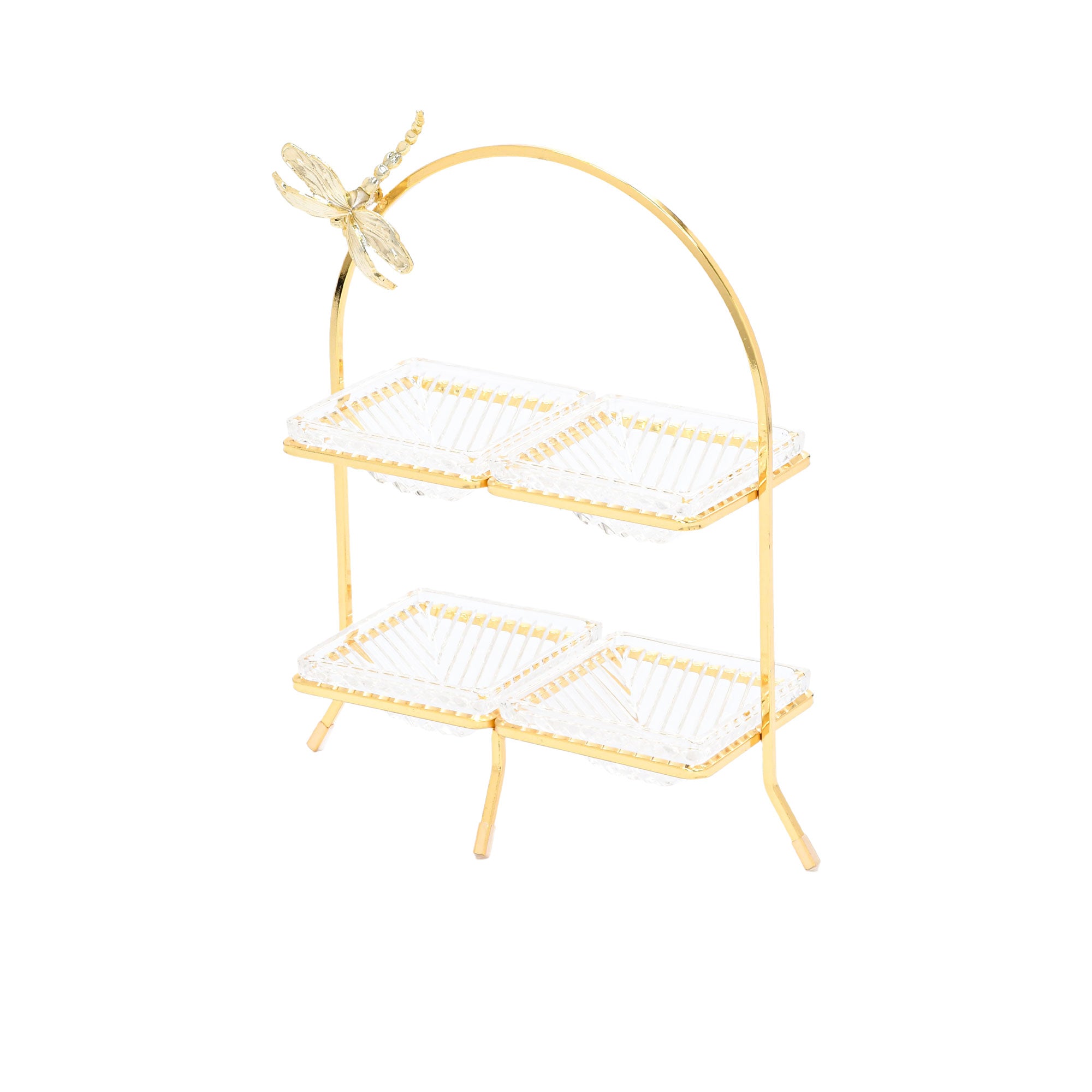 Ele 4PM Luxury Gold Stand Tray With Dragonfly | Home and Furniture Home | Home and Furniture Home Table Top | Ramadan Collection 2025 | Ramadan24 | Tray | Trays Ele 4PM Luxury Gold Stand Tray With Dragonfly | Home and Furniture Home | Home and Furniture Home Table Top | Ramadan Collection 2025 | Ramadan24 | Tray | Trays