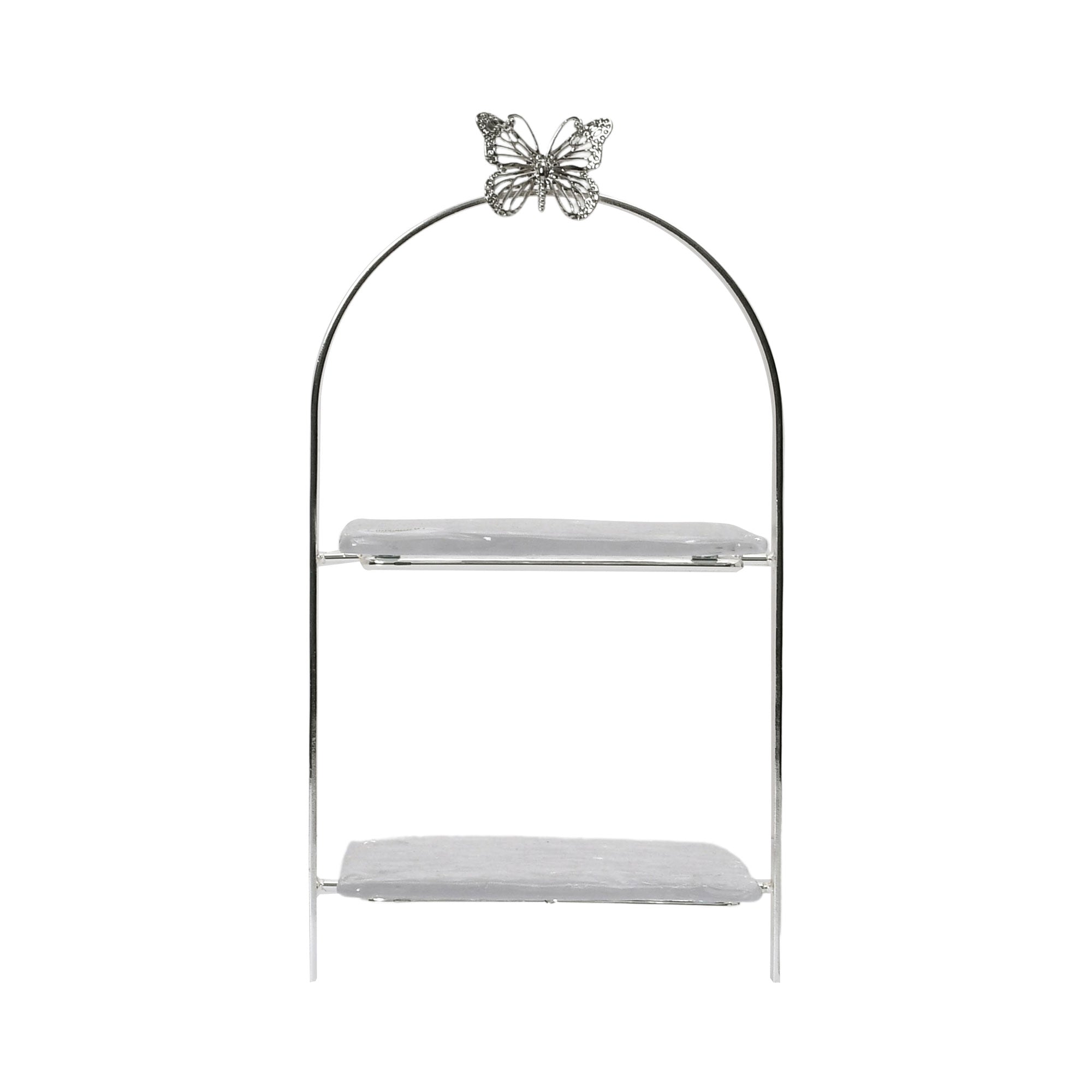 ELE 4PM Two-Tiered Glass and Gold Serving Stand | Cake Stand | Glassware | Home and Furniture Home | Home and Furniture Home Table Top ELE 4PM Two-Tiered Glass and Gold Serving Stand | Cake Stand | Glassware | Home and Furniture Home | Home and Furniture Home Table Top
