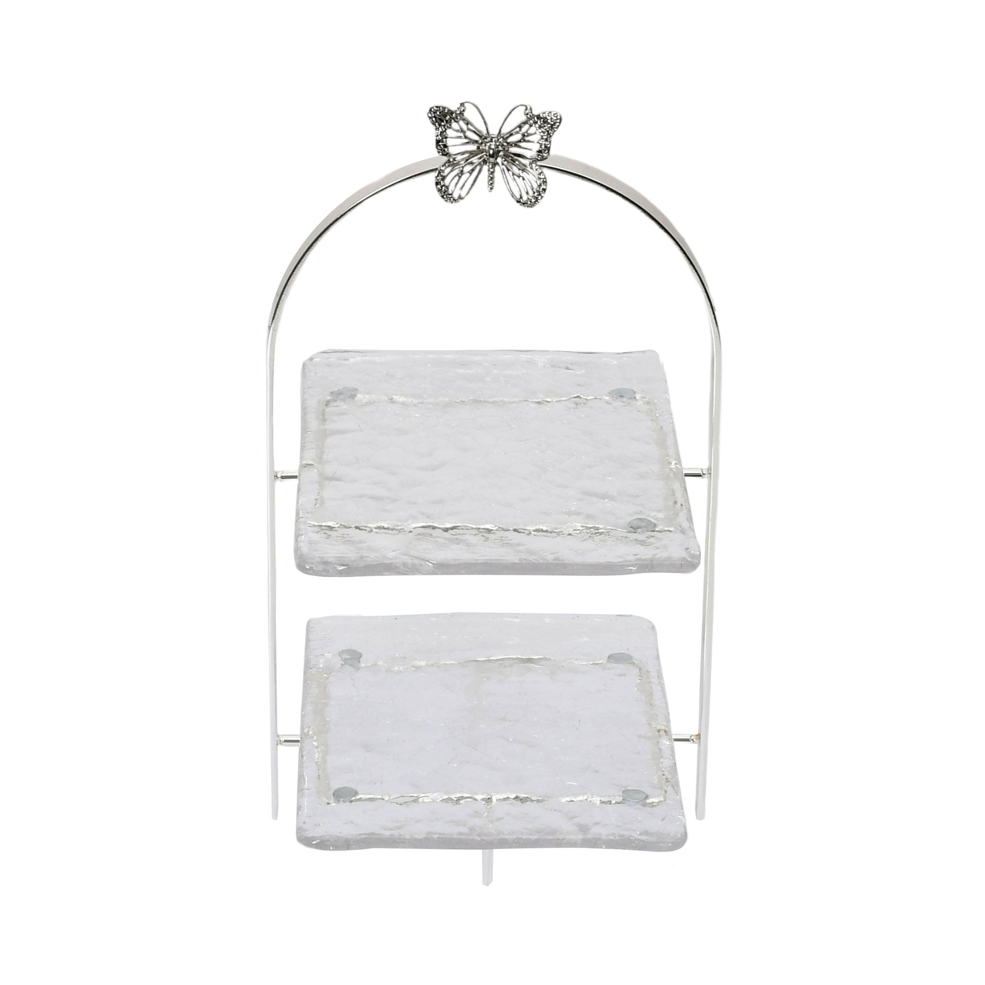 ELE 4PM Two-Tiered Glass and Gold Serving Stand | Cake Stand | Glassware | Home and Furniture Home | Home and Furniture Home Table Top ELE 4PM Two-Tiered Glass and Gold Serving Stand | Cake Stand | Glassware | Home and Furniture Home | Home and Furniture Home Table Top