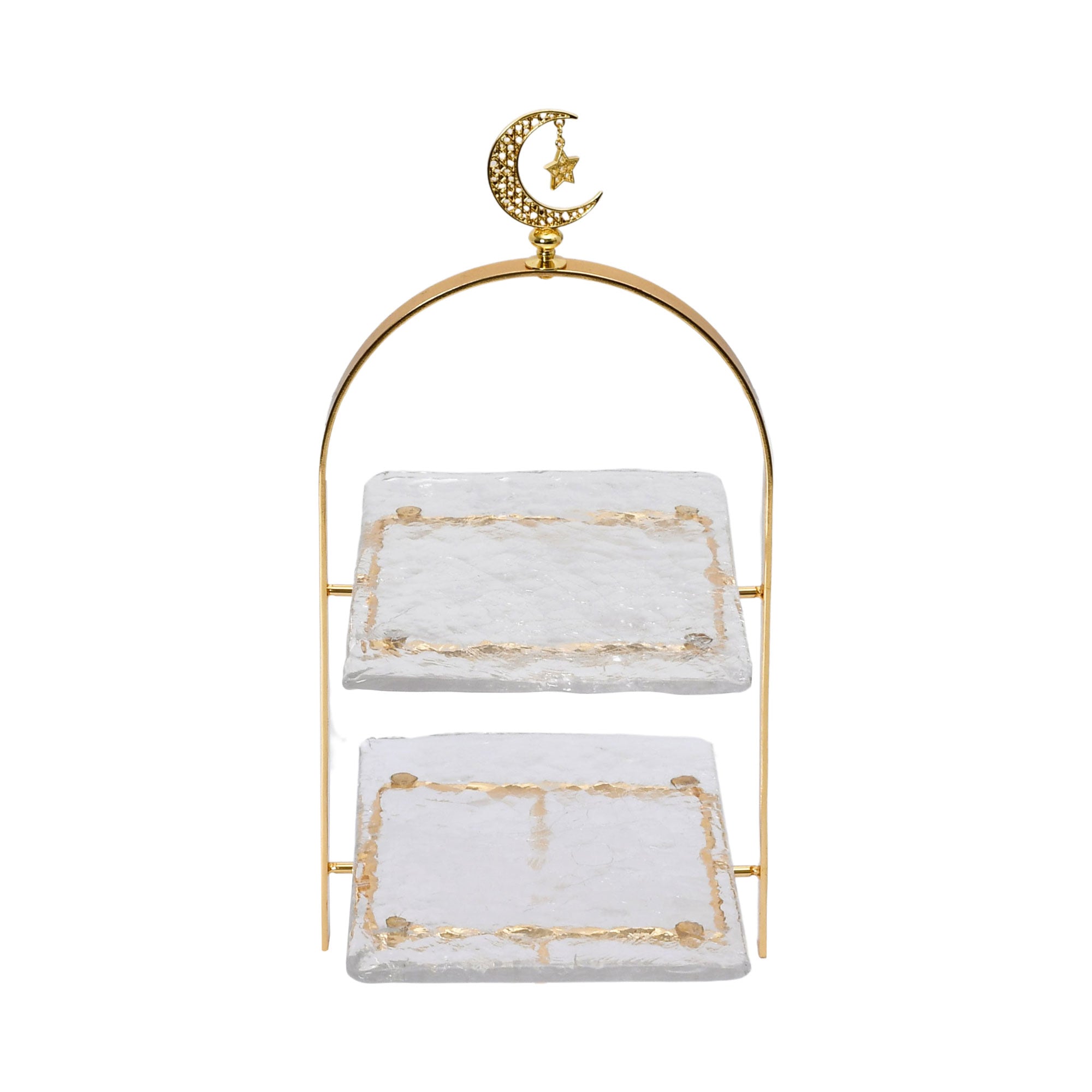 Ele 4PM Two-Tiered Glass Serving Stand | Cake Stand | Glassware | Home and Furniture Home | Home and Furniture Home Table Top Ele 4PM Two-Tiered Glass Serving Stand | Cake Stand | Glassware | Home and Furniture Home | Home and Furniture Home Table Top