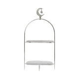 Ele 4PM Two-Tiered Glass Serving Stand