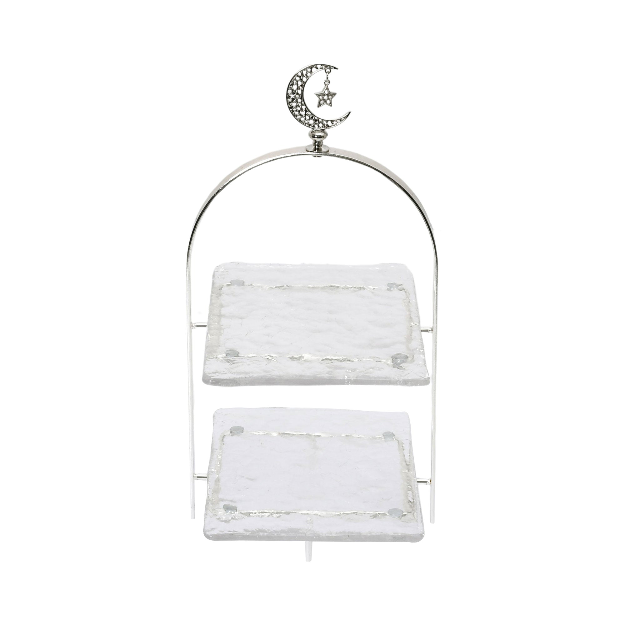 Ele 4PM Two-Tiered Glass Serving Stand | Cake Stand | Glassware | Home and Furniture Home | Home and Furniture Home Table Top Ele 4PM Two-Tiered Glass Serving Stand | Cake Stand | Glassware | Home and Furniture Home | Home and Furniture Home Table Top