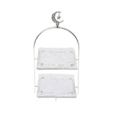 Ele 4PM Two-Tiered Glass Serving Stand