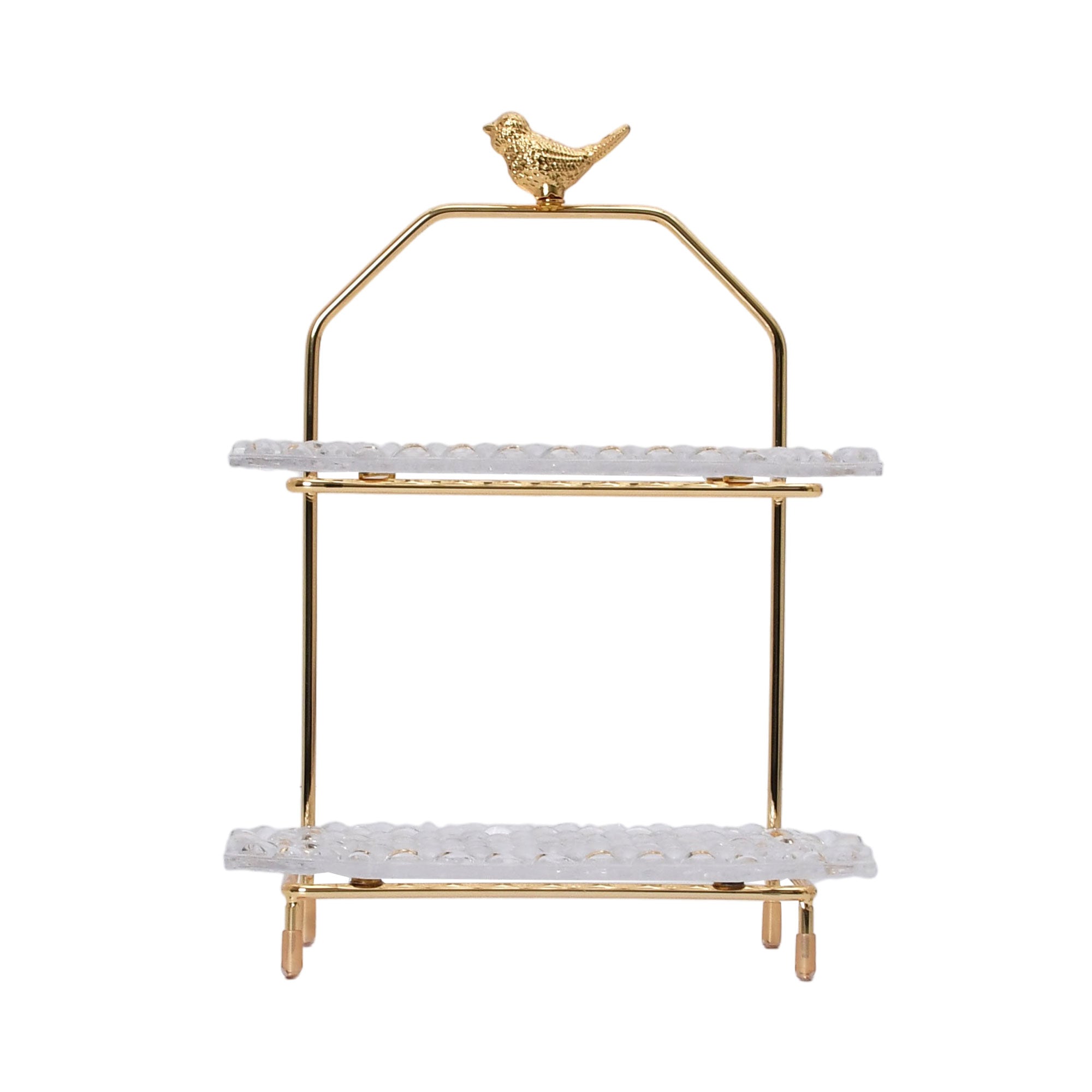 Ele 4PM Two-Tiered Serving Stand with Bird Accent | Cake Stand | Glassware | Home and Furniture Home | Home and Furniture Home Table Top Ele 4PM Two-Tiered Serving Stand with Bird Accent | Cake Stand | Glassware | Home and Furniture Home | Home and Furniture Home Table Top