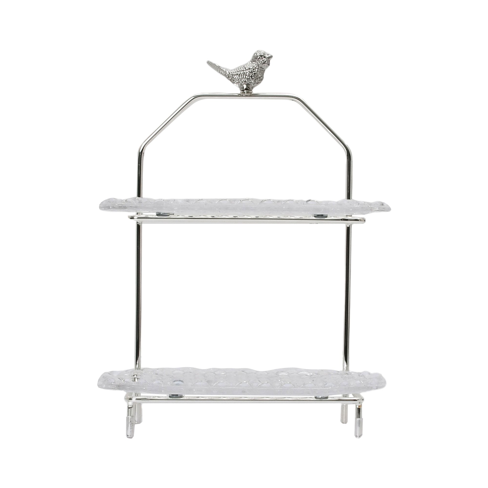 Ele 4PM Two-Tiered Serving Stand with Bird Accent | Cake Stand | Glassware | Home and Furniture Home | Home and Furniture Home Table Top Ele 4PM Two-Tiered Serving Stand with Bird Accent | Cake Stand | Glassware | Home and Furniture Home | Home and Furniture Home Table Top