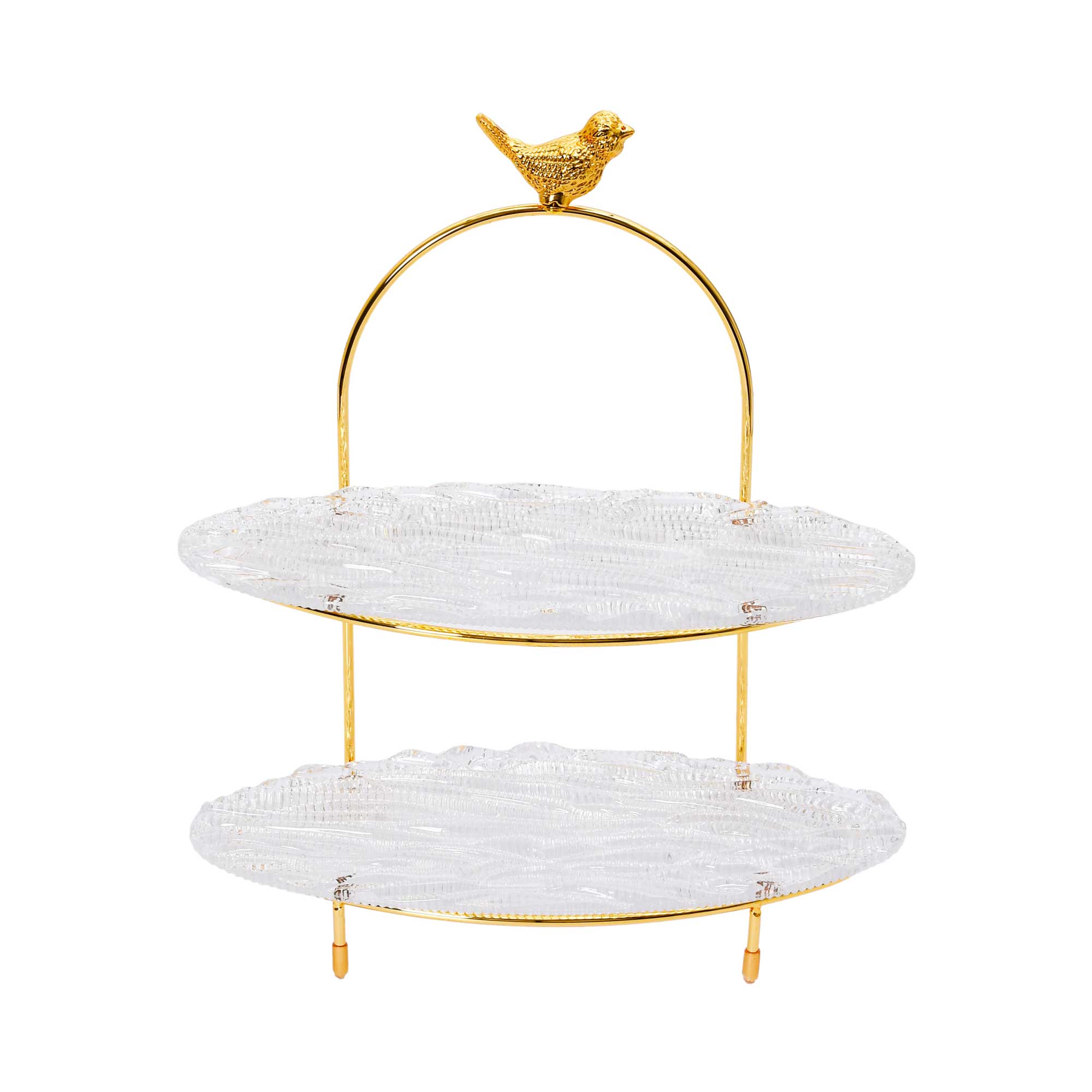 Ele 4PM Two-Tiered Serving Stand with Bird Accent | Cake Stand | Glassware | Home and Furniture Home | Home and Furniture Home Table Top Ele 4PM Two-Tiered Serving Stand with Bird Accent | Cake Stand | Glassware | Home and Furniture Home | Home and Furniture Home Table Top