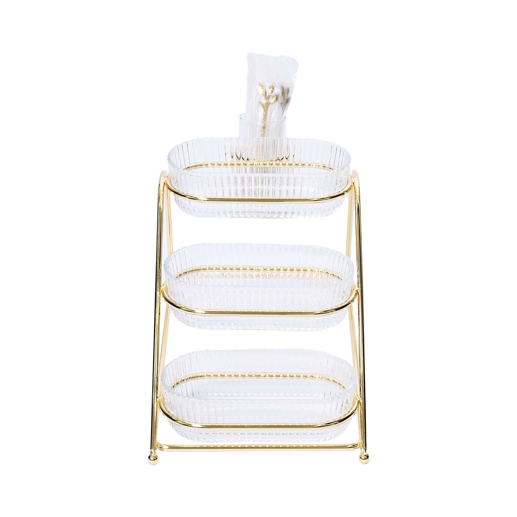 Ele 4PM Two-Tiered Rainbow-Design Serving Stand | Glassware | Home and Furniture Home | Home and Furniture Home Table Top | Nut Dish Ele 4PM Two-Tiered Rainbow-Design Serving Stand | Glassware | Home and Furniture Home | Home and Furniture Home Table Top | Nut Dish