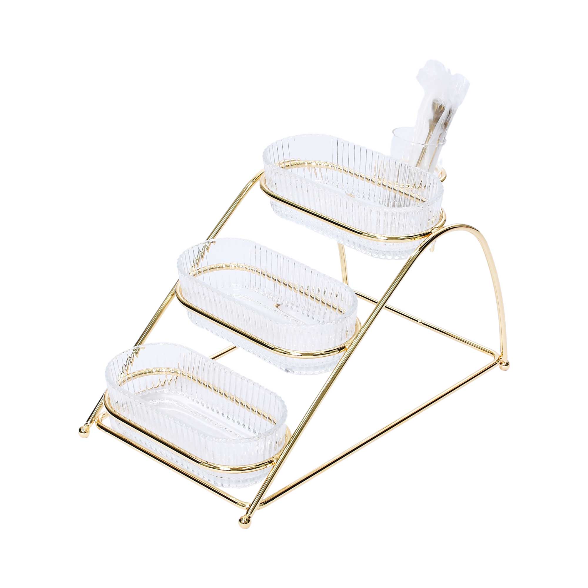 Ele 4PM Two-Tiered Rainbow-Design Serving Stand | Glassware | Home and Furniture Home | Home and Furniture Home Table Top | Nut Dish Ele 4PM Two-Tiered Rainbow-Design Serving Stand | Glassware | Home and Furniture Home | Home and Furniture Home Table Top | Nut Dish