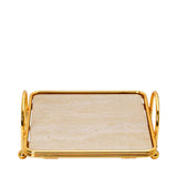Ele 4PM Polished Rectangular Tray with Handles