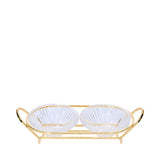 ELE 4PM Elegant Nuts Stand / Serving Tray (Available in Gold and Silver)