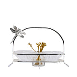 Ele 4PM Glass Serving Set Stand