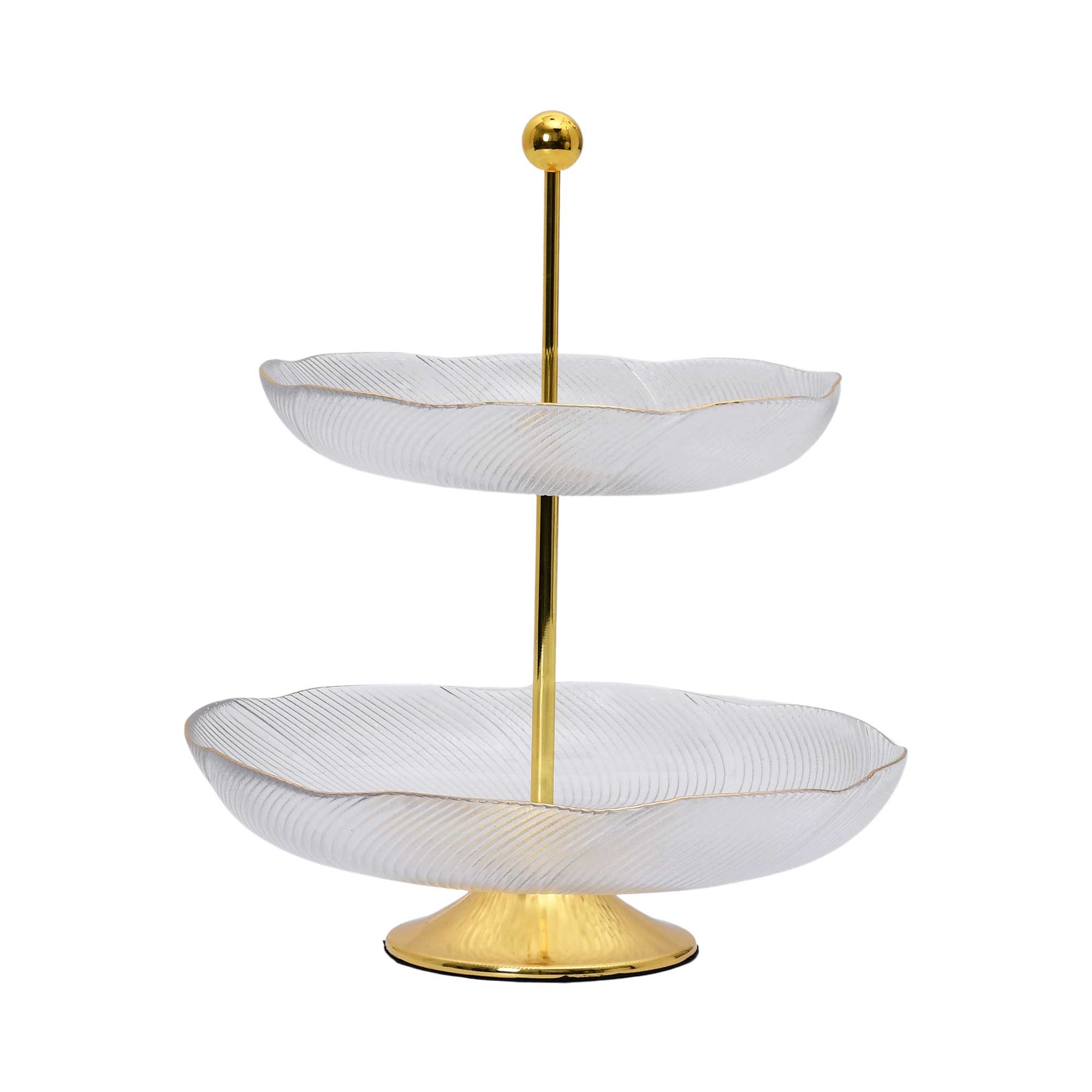 Ele 4PM Two-Tiered Glass Serving Stand | Cookie Stand | Dessert Plate | Glassware | Home and Furniture Home | Home and Furniture Home Table Top Ele 4PM Two-Tiered Glass Serving Stand | Cookie Stand | Dessert Plate | Glassware | Home and Furniture Home | Home and Furniture Home Table Top