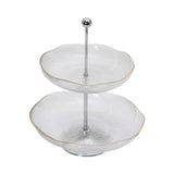 Ele 4PM Two-Tiered Glass Serving Stand