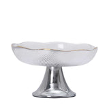 Ele 4PM Fluted Glass Pedestal Bowl